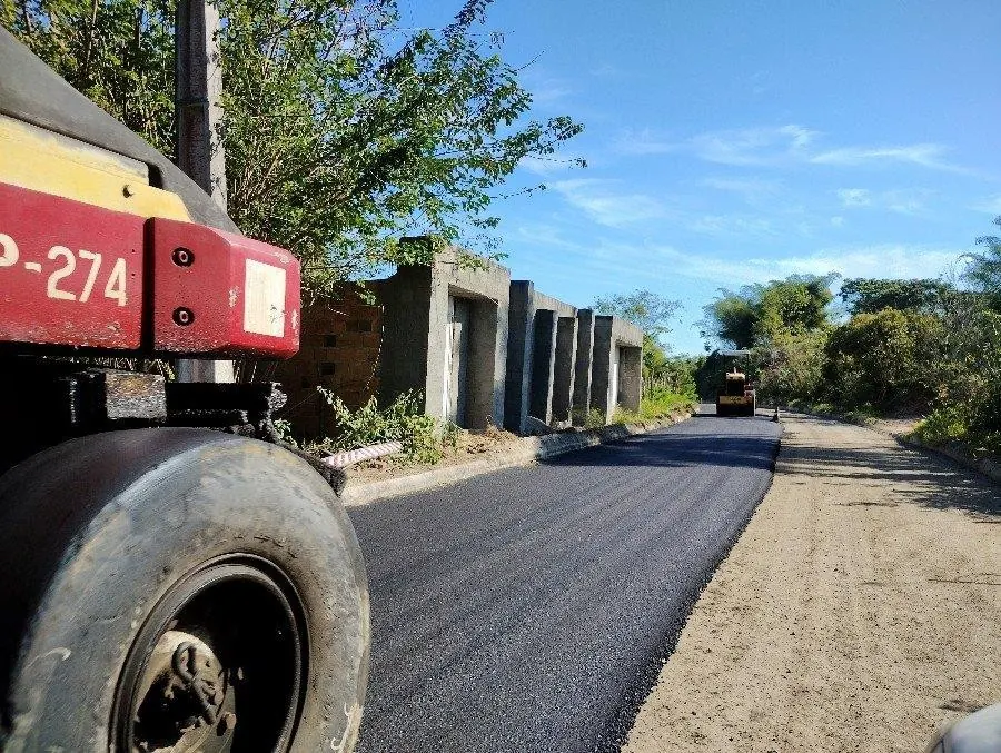 Pavimentação de vias em São Francisco do Conde